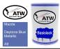 Preview: Mazda, Daytona Blue Metallic, A9: 500ml Lackdose, von ATW Autoteile West.